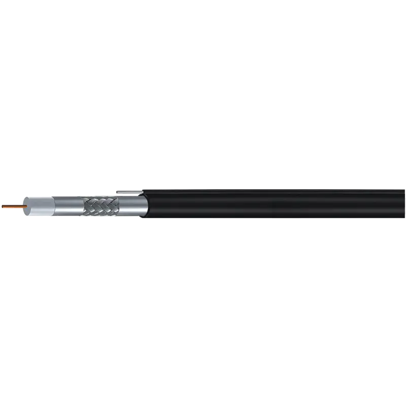 Hvordan påvirker afskærmningstypen og dækningen i en koaksialkabel på 75 ohm dets evne til at forhindre elektromagnetisk interferens i tæt kablede miljøer?